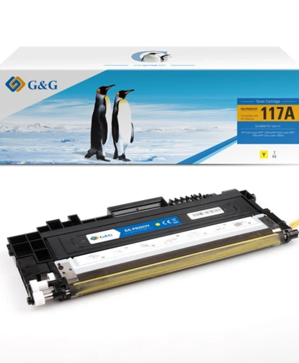 G&G Συμβατό Toner για Laser Εκτυπωτή HP W2072A 700 Σελίδων Κίτρινο 18452