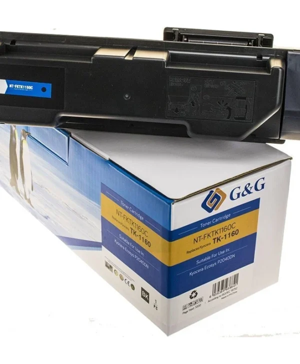 G&g Compatible Toner Cartridge Kyocera Tk1160 Nt-fktk1160c Black 7200s 14766