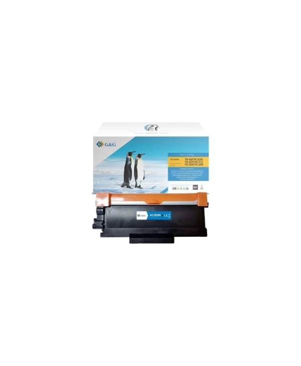 G&G Συμβατό Toner για Laser Εκτυπωτή Brother TN-2220, TN-2010 Μαύρο 13998