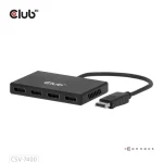 Club-3d Dp Hub Csv-7400 Displayport 1.4 Quad Monitor Mst 4x4k30hz CSV-7400