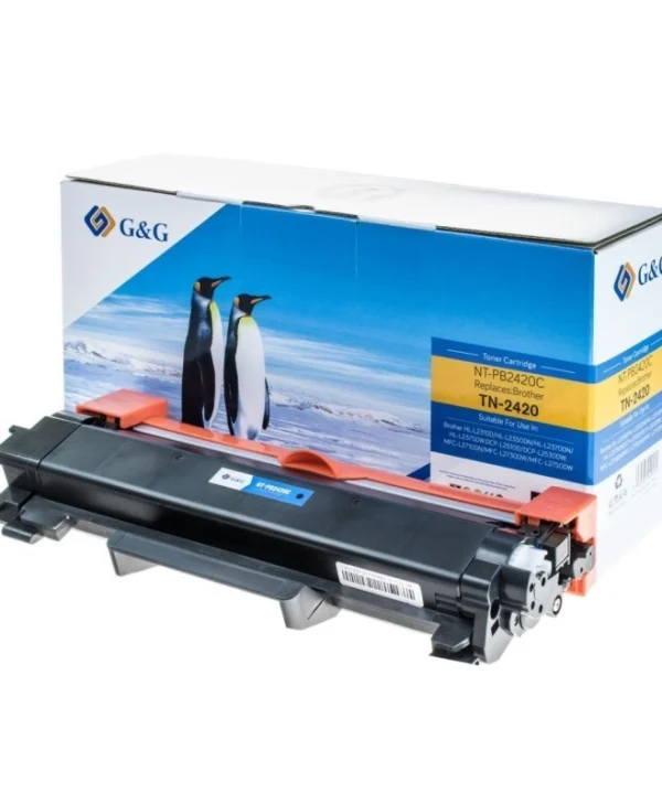 G&G Συμβατό Toner για Laser Εκτυπωτή Brother TN-2420 6000 Σελίδων Μαύρο 20319