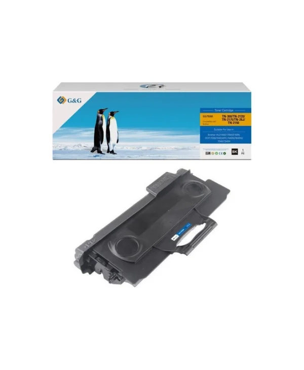 G&g Premium Toner 2.6k Brother Tn 2120 Black Tn-2120 Tn2120 14179