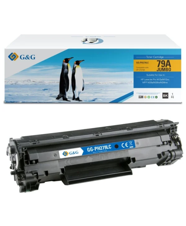 G&g Premium Toner Xl 2.5k Hp 79a Black Cf279a Hp79a 15303