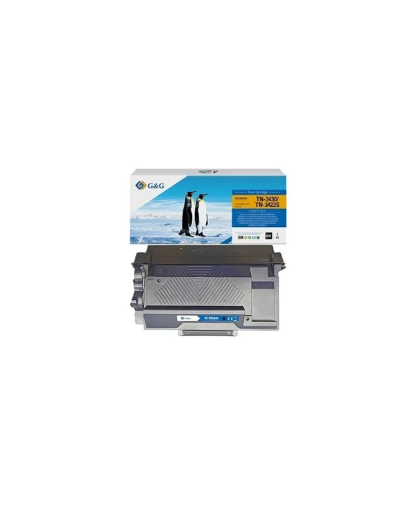 G&G Συμβατό Toner για Laser Εκτυπωτή Brother TN-3430 Μαύρο 14294