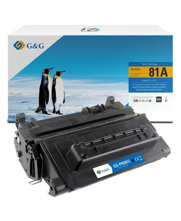 Premium Toner G&g 10.5k Hp 81a Black Cf281a Hp81a 18536