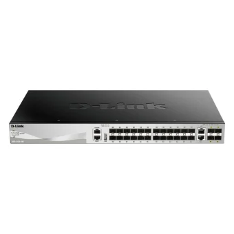 D-Link DGS-3130-30S/E Managed L3 Switch με 2 Θύρες Gigabit (10Gbps) Ethernet και 24 SFP Θύρες