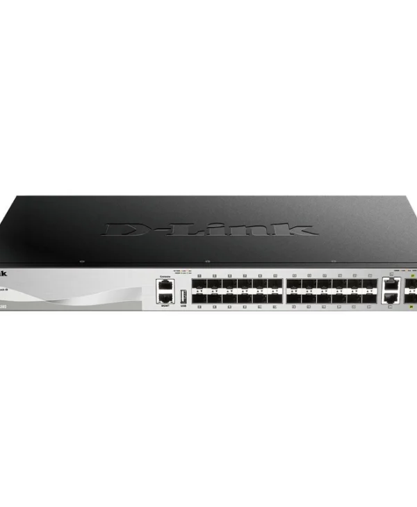 D-Link DGS-3130-30S/E Managed L3 Switch με 2 Θύρες Gigabit (10Gbps) Ethernet και 24 SFP Θύρες