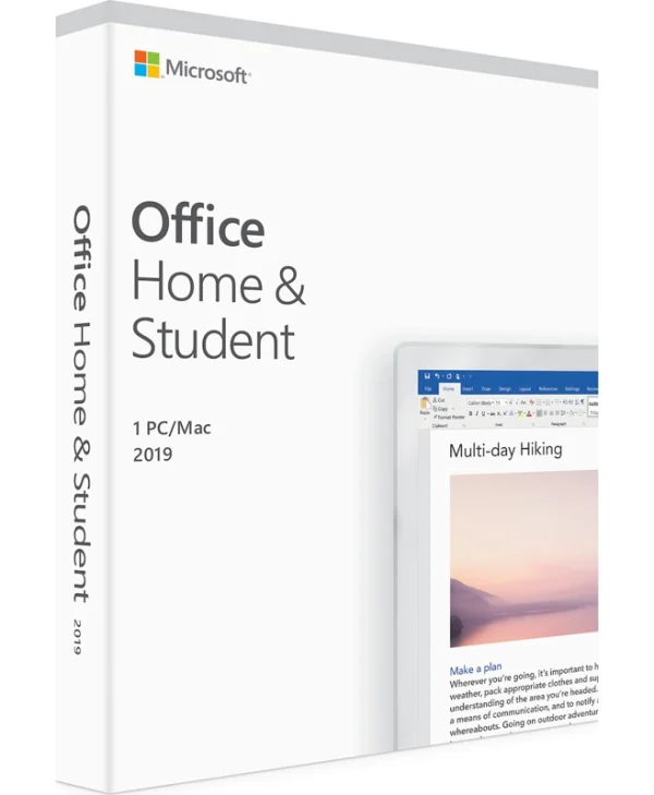 Microsoft Office Home & Student 2019 Αγγλικά συμβατό με Windows/Mac για 1 Χρήστη 79G-05153