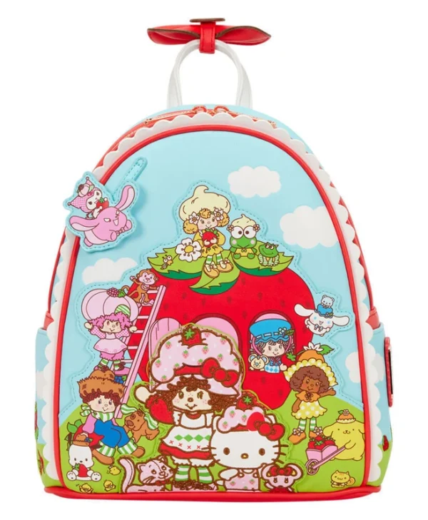 Funko Mini Παιδική Τσάντα Ώμου Κόκκινη 26.6x22.8x11.4εκ. Sanrio Strawberry Shortcake Mini SBSBK0013