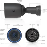 Ubiquiti G6 Pro IP Κάμερα Παρακολούθησης 4K Αδιάβροχη UVC-G6-Pro-Bullet-B - Image 6