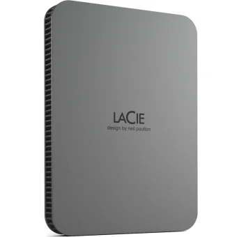 Lacie Mobile Drive Secure USB-C Εξωτερικός HDD 2TB 3.5" Space Grey STLR2000400