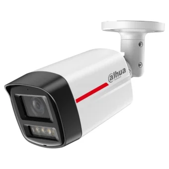 Dahua Ipchfw2649tlsled IP Κάμερα Παρακολούθησης Full HD+ 6MP Αδιάβροχη με Μικρόφωνο και Φακό 2.8mm HFW2649TL-S-LED-0280B-PRO