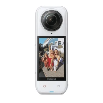 Insta360 X5 Action Camera 8K Satin White Limited Edition με Οθόνη και Wi-Fi Λευκή CINSAAHA/X532