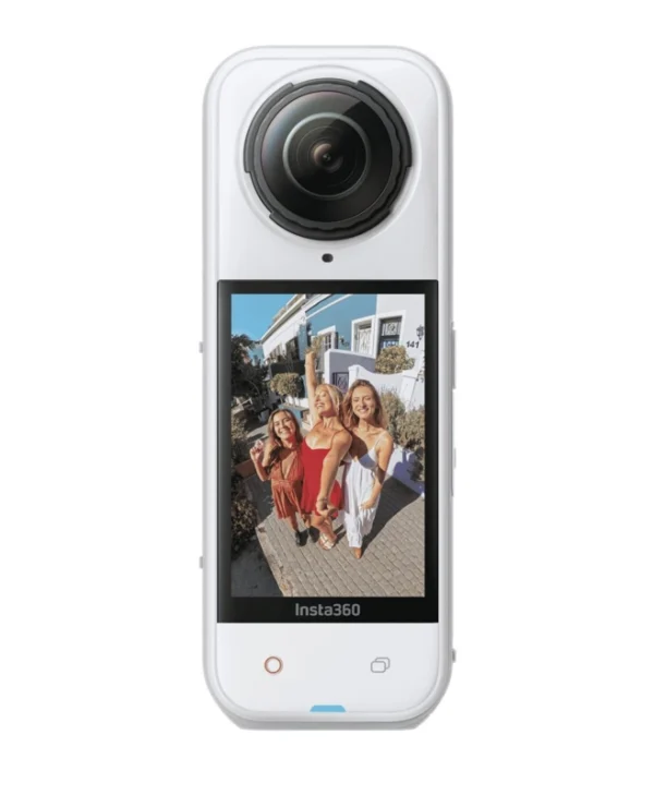 Insta360 X5 Action Camera 8K Satin White Limited Edition με Οθόνη και Wi-Fi Λευκή CINSAAHA/X532