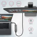 Axagon USB-C Docking Station με HDMI 4K PD Γκρι (HMC-5G21) HMC-5G22 - Image 6