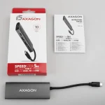 Axagon USB-C Docking Station με HDMI 4K PD Γκρι (HMC-5G21) HMC-5G22 - Image 8