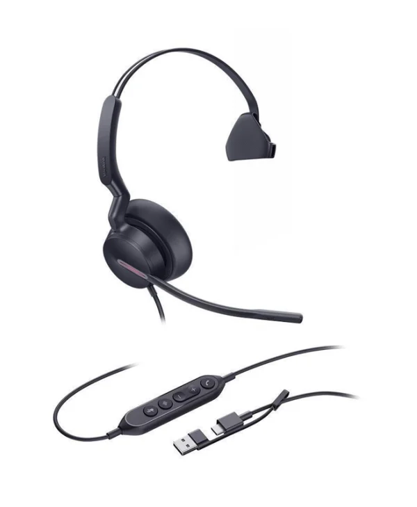 Yealink Uh46 Mono Teams Usb-c/a VOIP Headset (1308184)