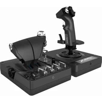 Logitech X56 H.O.T.A.S. Joystick Ενσύρματο Συμβατό με PC 945-000059