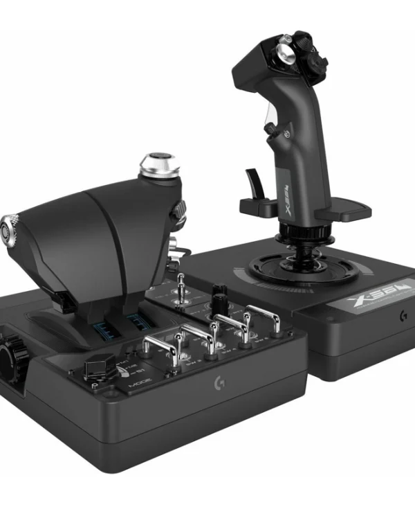 Logitech X56 H.O.T.A.S. Joystick Ενσύρματο Συμβατό με PC 945-000059