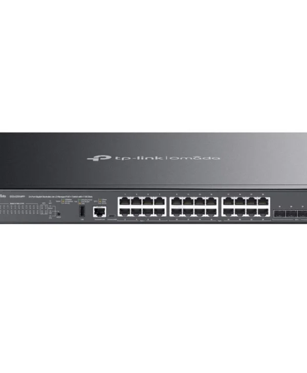 TP-LINK SG5428XMPP v1 Managed L3 PoE++ Switch με 24 Θύρες Gigabit (1Gbps) Ethernet και 4 SFP Θύρες