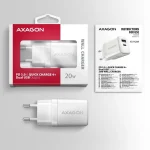 Axagon Φορτιστής Χωρίς Καλώδιο με Θύρα USB-A και Θύρα USB-C 20W Power Delivery / Quick Charge 2.0 / Quick Charge 3.0 / Quick Charge 4+ Λευκός (ΑCU-ΡQ20W) ACU-PQ20W - Image 6