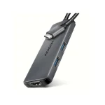 Axagon USB-C Docking Station με HDMI 4K PD Γκρι (HMC-5H8K) 100349802