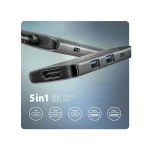 Axagon USB-C Docking Station με HDMI 4K PD Γκρι (HMC-5H8K) 100349802 - Image 2