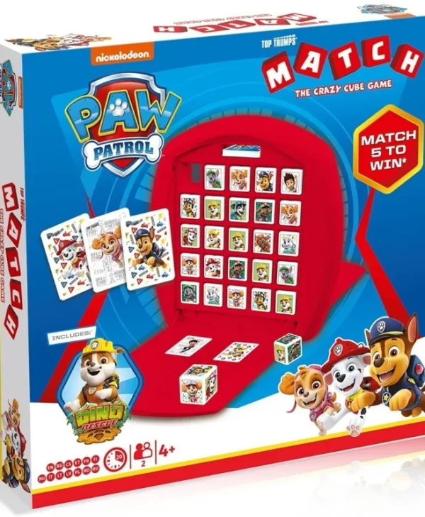 Επιτραπέζιο Παιχνίδι Top Trumps Match - Paw Patrol για 2 Παίκτες 5+ Ετών (EN) Winning Moves WM01346-ML1-6