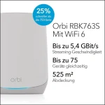NetGear RBK763S WiFi Mesh Network Access Point Wi‑Fi 6 Dual Band (2.4 & 5GHz) σε Τριπλό Kit 8005334 - Image 6