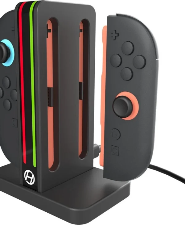 Hyperkin Βάση Φόρτισης για 2 χειριστήρια Switch 2 Διάφανο M07718