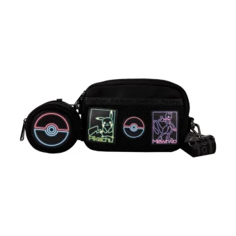 Loungefly Παιδικό Τσαντάκι Μέσης Μαύρο 25x15εκ. Sling Bag Bags Pokémon Officially licensed sling PMTB0167