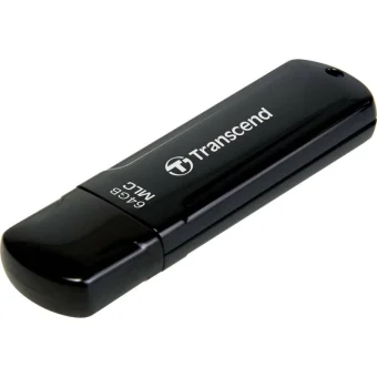 Transcend JetFlash 750 64GB USB 3.0 Stick Μαύρο TS64GJF750K