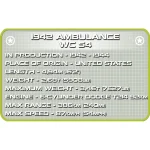 Cobi Τουβλάκια Historical Collection 1942 Ambulance WC 54 για 7+ Ετών 293τμχ 2257 - Image 6