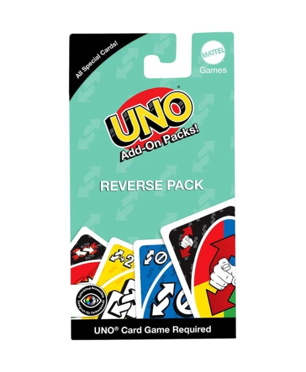 Επέκταση Παιχνιδιού Uno Add-on Packs - Reverse Pack Mattel JCV55