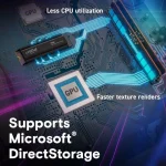 Crucial T500 SSD 4TB τύπου M.2 με σύνδεση PCI Express 4.0 και Ψύκτρα (PS5 Compatible) CT4000T500SSD5 - Image 6
