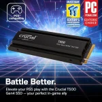 Crucial T500 SSD 4TB τύπου M.2 με σύνδεση PCI Express 4.0 και Ψύκτρα (PS5 Compatible) CT4000T500SSD5 - Image 7