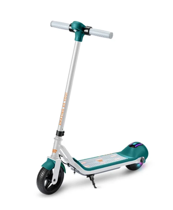 Kiddoboo KiddoRider Ηλεκτρικό Παιδικό Πατίνι με 10km/h Max Ταχύτητα και 8km Αυτονομία σε Πράσινο Χρώμα KBY2GRN