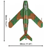 Cobi Τουβλάκια Historical Collection Cold War LIM-5 MIG-17F East Germany Air Force για 7+ Ετών 575τμχ 5825 - Image 7