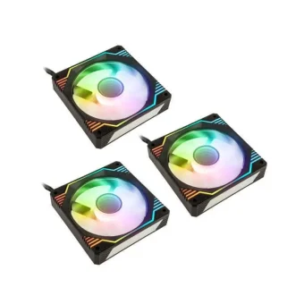 Kolink Umbra X Case Fan 120mm (1600rpm / 61cfm) με ARGB Φωτισμό και Σύνδεση 3-Pin / 4-Pin PWM 3τμχ LUKL-009