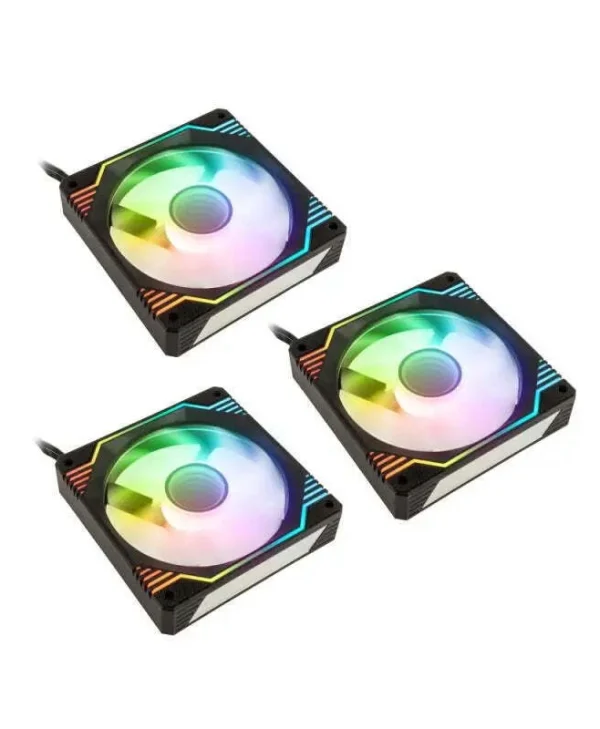 Kolink Umbra X Case Fan 120mm (1600rpm / 61cfm) με ARGB Φωτισμό και Σύνδεση 3-Pin / 4-Pin PWM 3τμχ LUKL-009