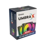 Kolink Umbra X Case Fan 120mm (1600rpm / 61cfm) με ARGB Φωτισμό και Σύνδεση 3-Pin / 4-Pin PWM 3τμχ LUKL-009 - Image 4