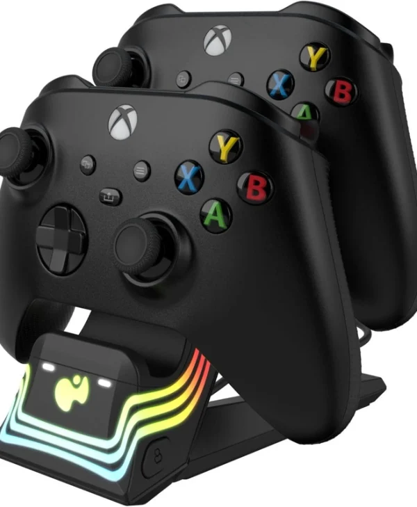 Pdp Afterglow Wave Dual Charger Black Xbox 049-033-BK