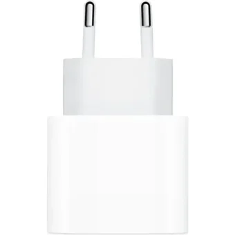 Apple Φορτιστής Χωρίς Καλώδιο με Θύρα USB-C 20W Λευκός (Power Adapter MD3J4) MD3J4ZM/A
