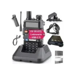 Baofeng UV-5R HTQ Ασύρματος Πομποδέκτης UHF/VHF 5W με Μονόχρωμη Οθόνη UV-5R HTQ USB-C - Image 4