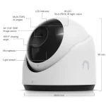 Ubiquiti G6 IP Κάμερα Παρακολούθησης 4K Αδιάβροχη με Μικρόφωνο UVC-G6-TURRET-W - Image 4