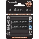 Panasonic Eneloop Pro Επαναφορτιζόμενες Μπαταρίες AA Ni-MH 2500mAh 1.2V 2τμχ BK-3HCDE/2CP