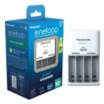Panasonic Eneloop Basic BQ-CC51 Φορτιστής 4 Μπαταριών Ni-MH Μεγέθους AA/AAA σε Λευκό χρώμα BQ-CC51E - Image 3