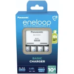 Panasonic Eneloop Basic BQ-CC51 Φορτιστής 4 Μπαταριών Ni-MH Μεγέθους AA/AAA σε Λευκό χρώμα BQ-CC51E - Image 4