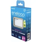 Panasonic Eneloop Smart Plus BQ-CC87 USB Φορτιστής 4 Μπαταριών Ni-MH Μεγέθους AA/AAA σε Λευκό χρώμα K-KJ87MCD40USB - Image 4