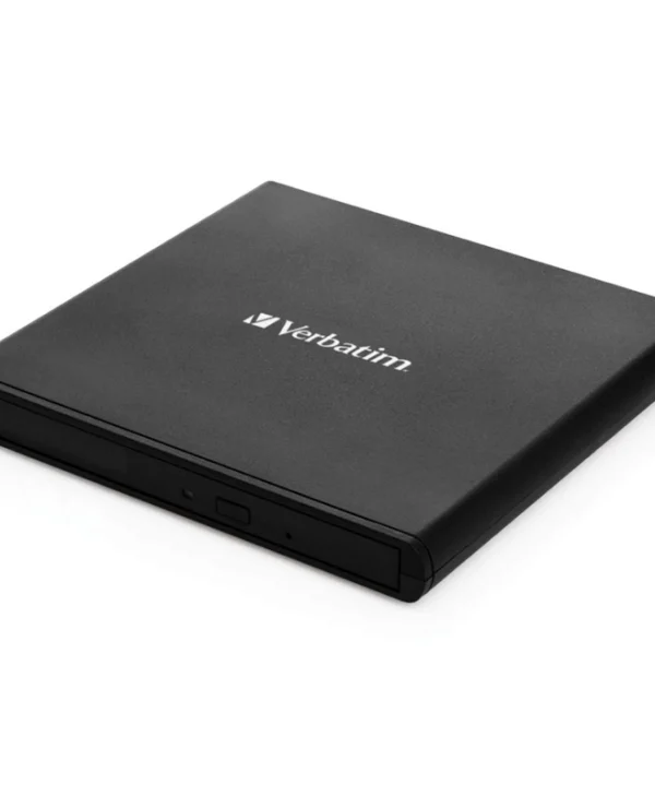 Verbatim External Slimline Εξωτερικός Οδηγός Εγγραφής/Ανάγνωσης DVD/CD για Desktop / Laptop Μαύρο 53504